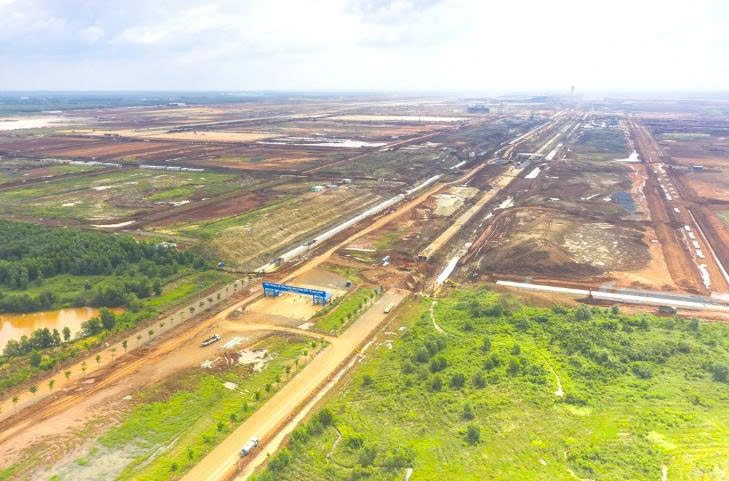 Cổng chính của sân bay Long Thành