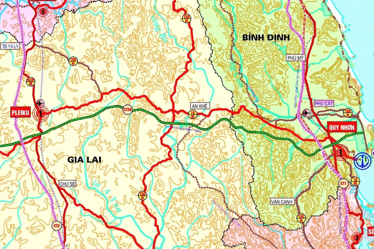 dự án cao tốc Quy Nhơn-Pleiku