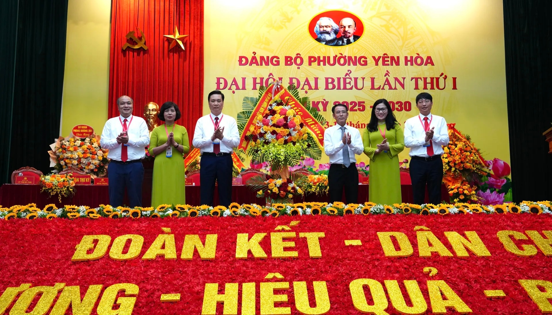 đại hội đảng bộ phường Yên Hòa 1