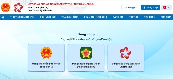 quy trình nộp thuế