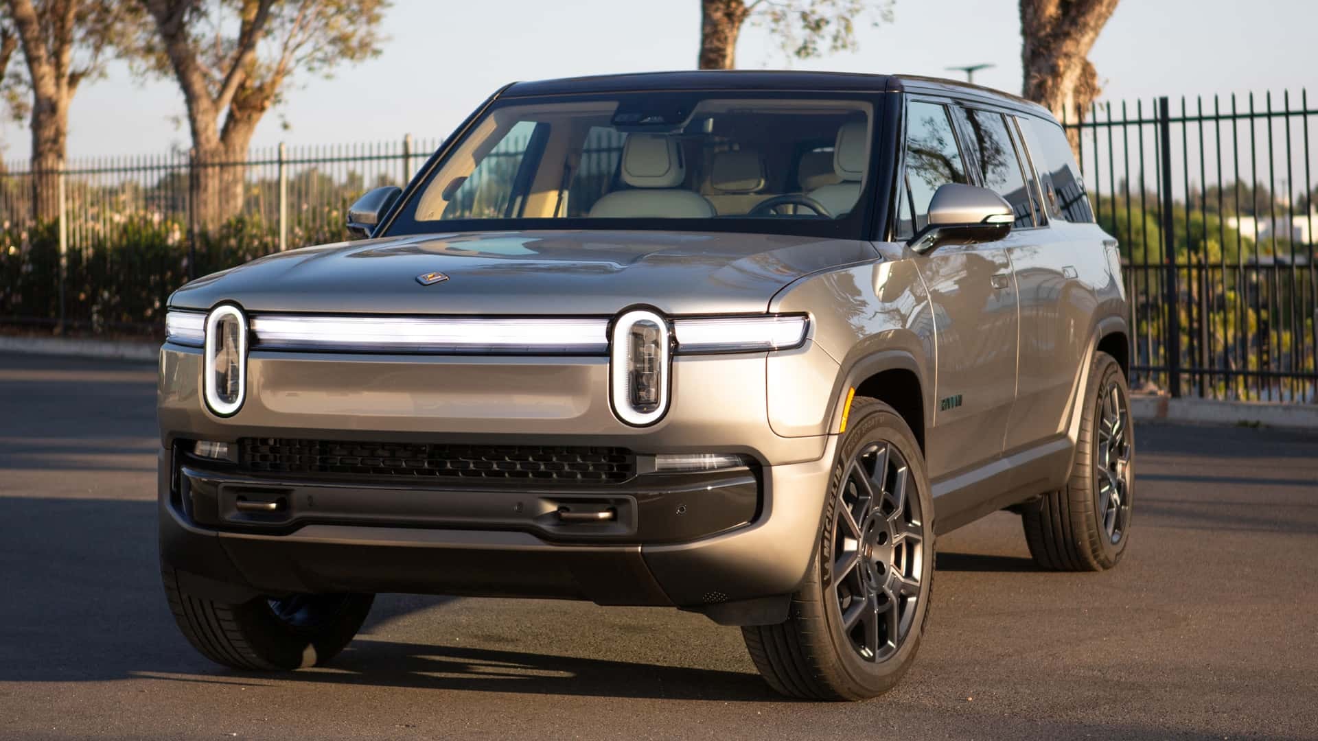 Một mẫu xe điện của Rivian