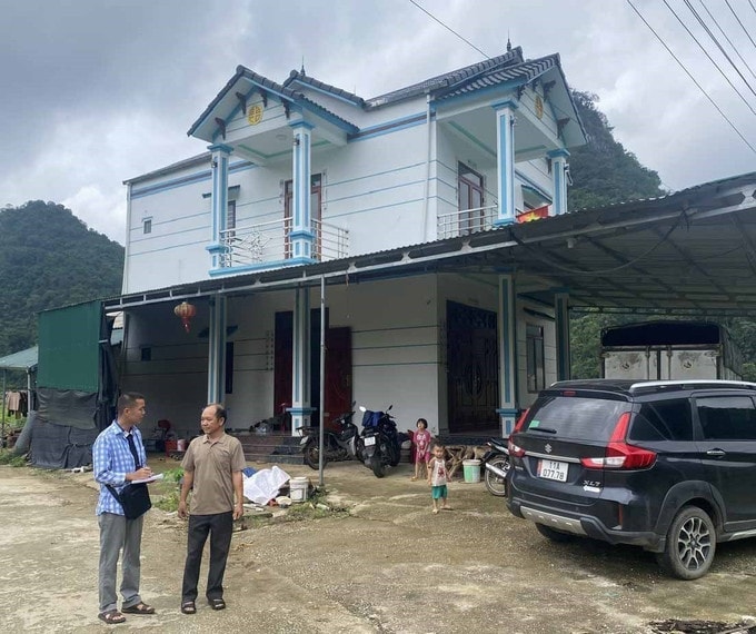 Căn nhà lớn của gia đình ông Chì