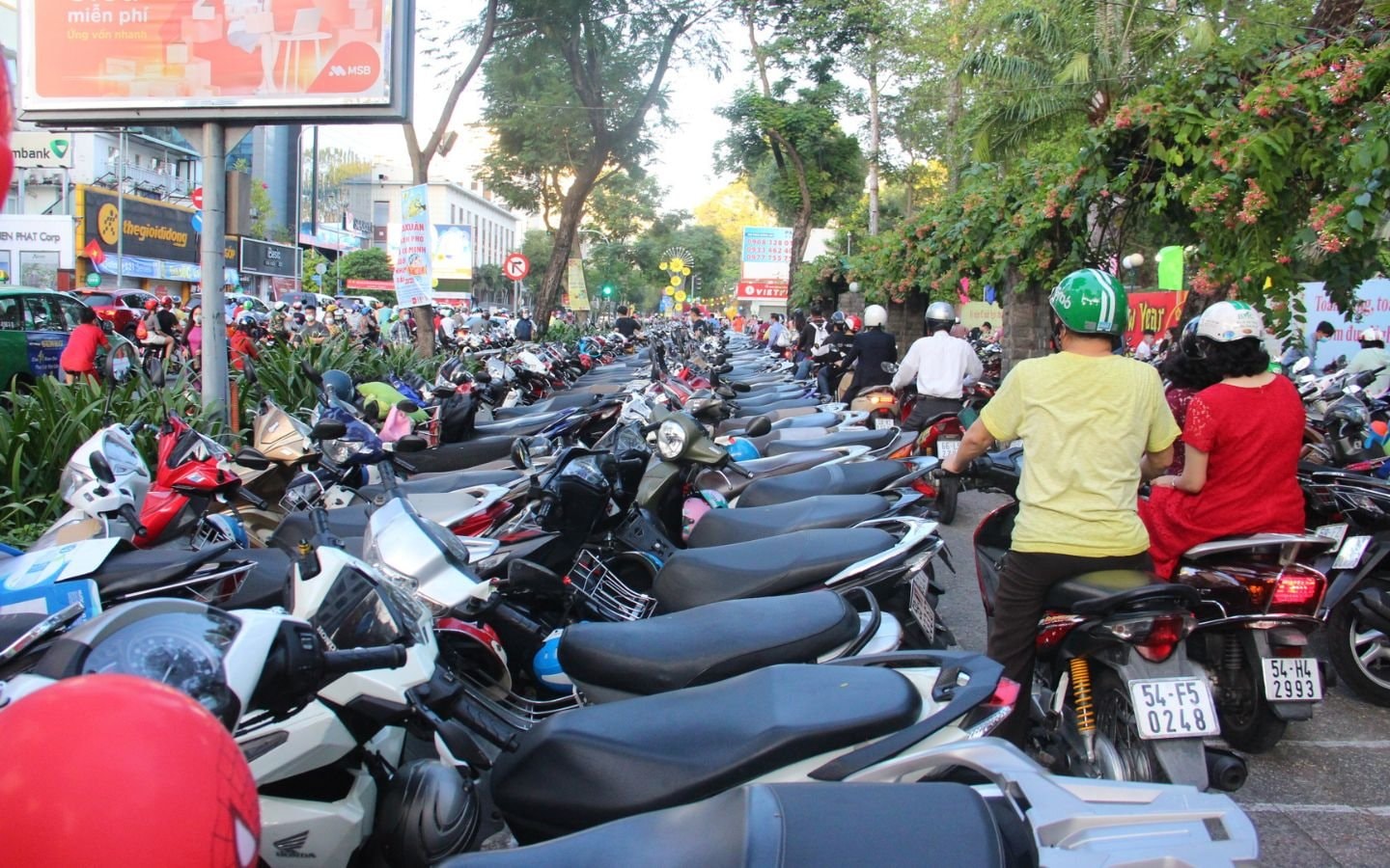 Trông giữ xe Quốc khánh