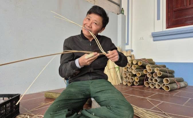 Sản phẩm mây tre đan nơi đây luôn được làm rất kỳ công, tỉ mỉ