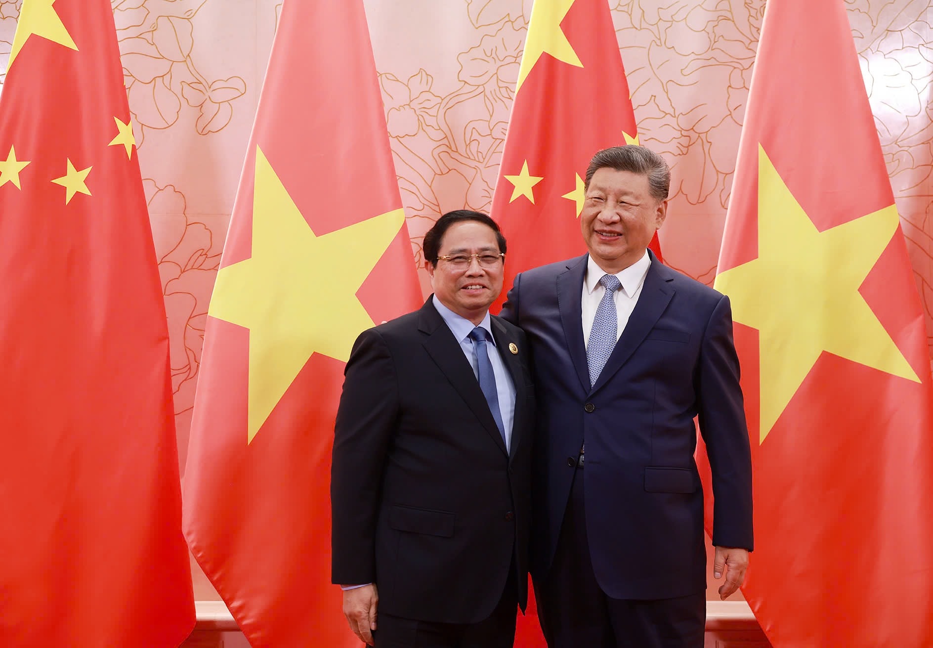 Thủ tướng Phạm Minh Chính hội kiến Tổng Bí thư, Chủ tịch nước Trung Quốc- Ảnh 3. Thủ tướng Phạm Minh Chính hội kiến Tổng Bí thư, Chủ tịch nước Trung Quốc- Ảnh 3.