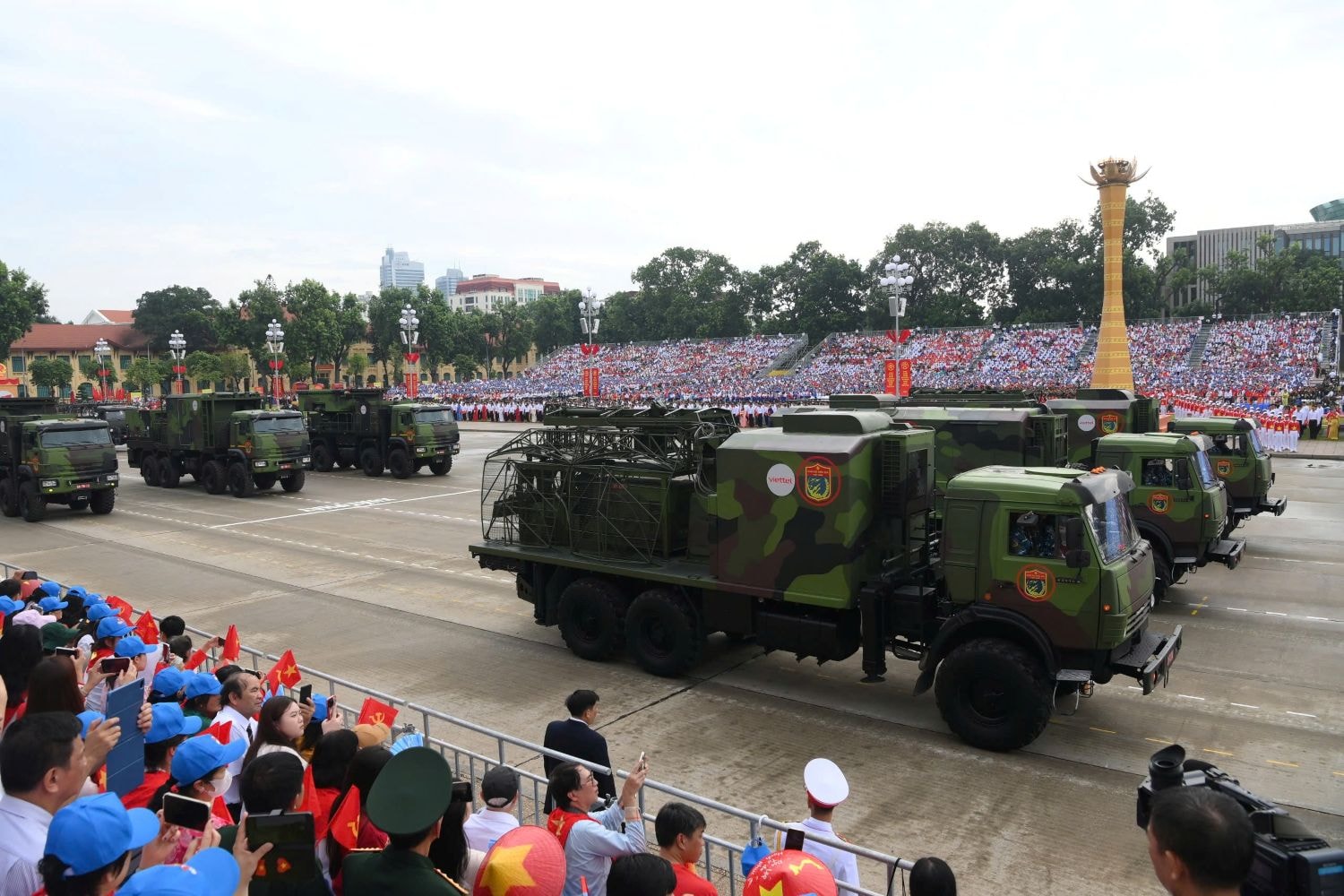 Lần đầu tiên khí tài công nghệ cao của Viettel tham gia lễ diễu binh, diễu hành ngày 2/9- Ảnh 3. Lần đầu tiên khí tài công nghệ cao của Viettel tham gia lễ diễu binh, diễu hành ngày 2/9- Ảnh 3.