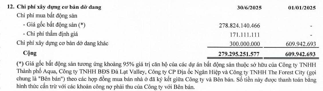 NVL trả nợ bằng BĐS