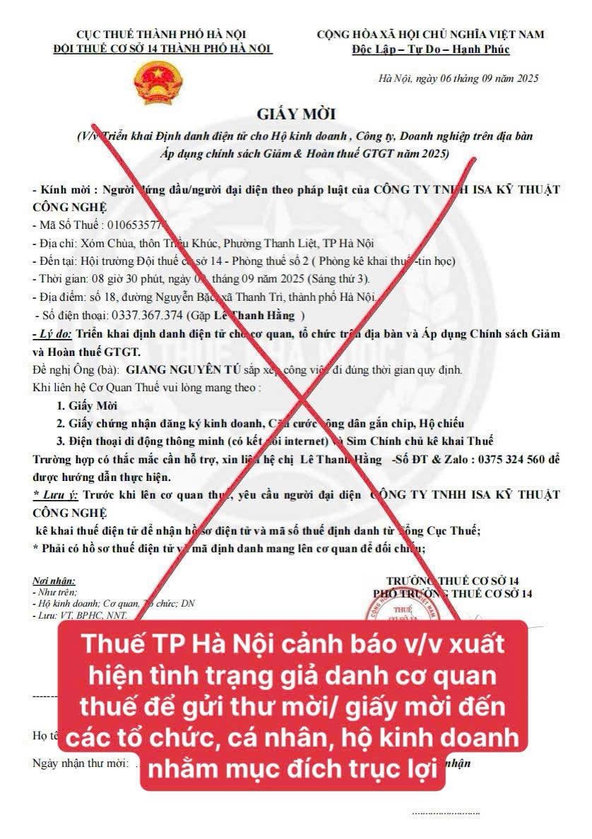thuế Hà Nội