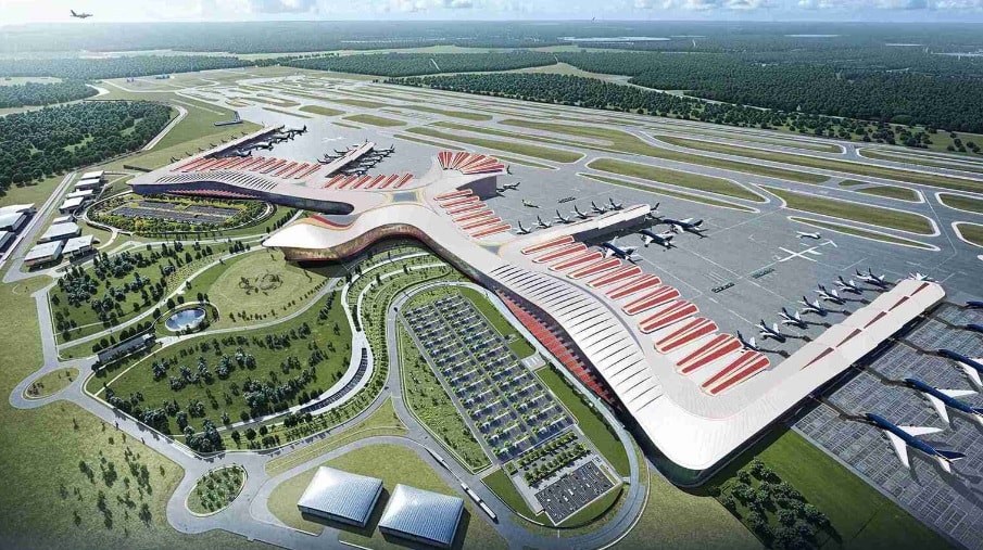 Đồ họa Cảng hàng không quốc tế Phú Quốc, dự án trọng điểm phục vụ APEC 2027 do Sun Group đầu tư