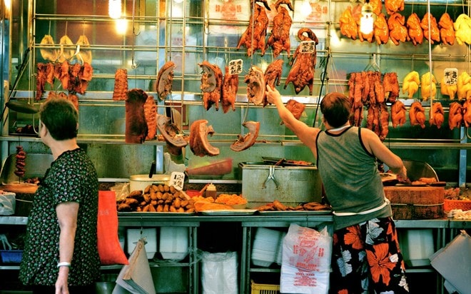 Vịt quay Bắc Kinh trên phố