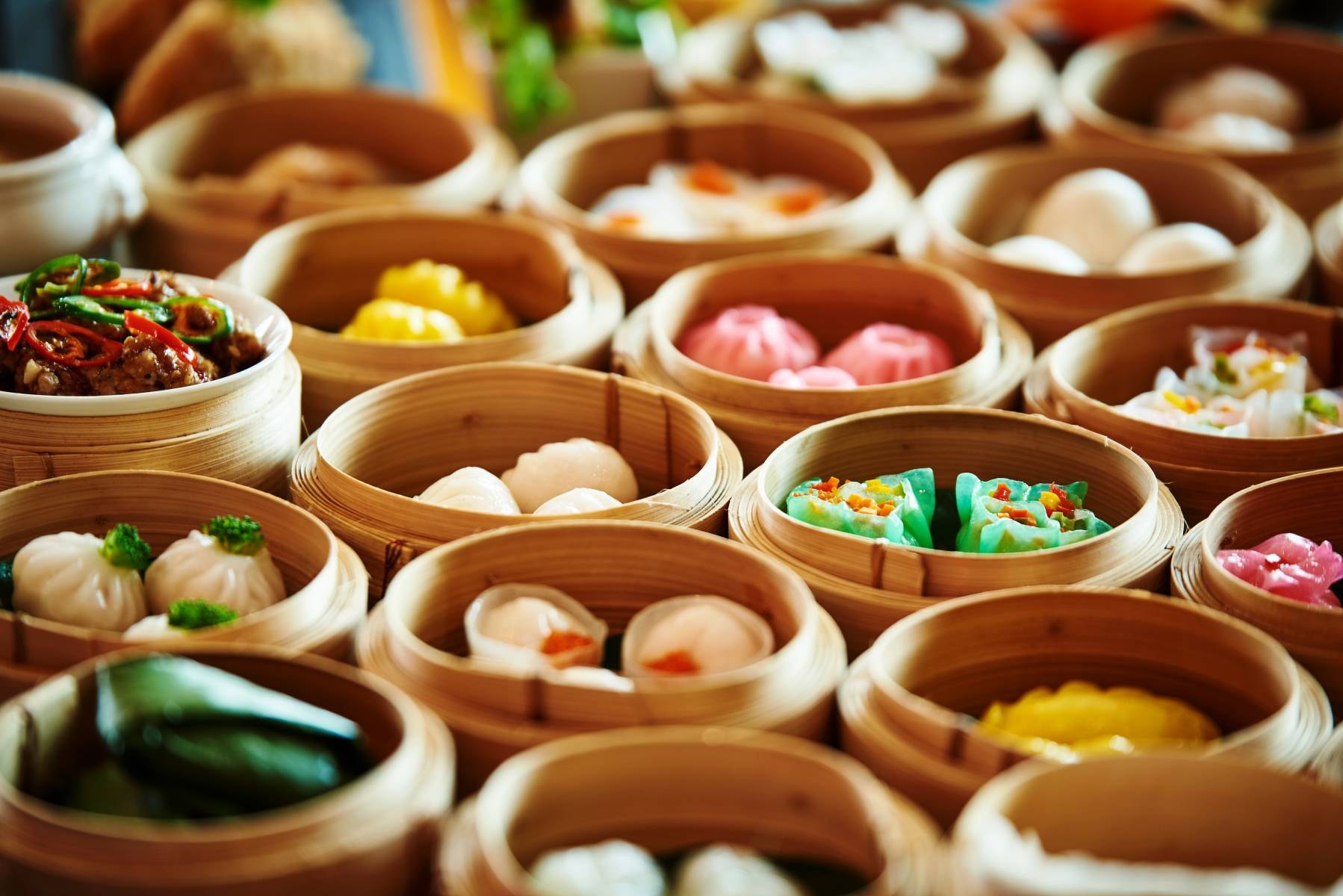 Dim sum có rất nhiều loại