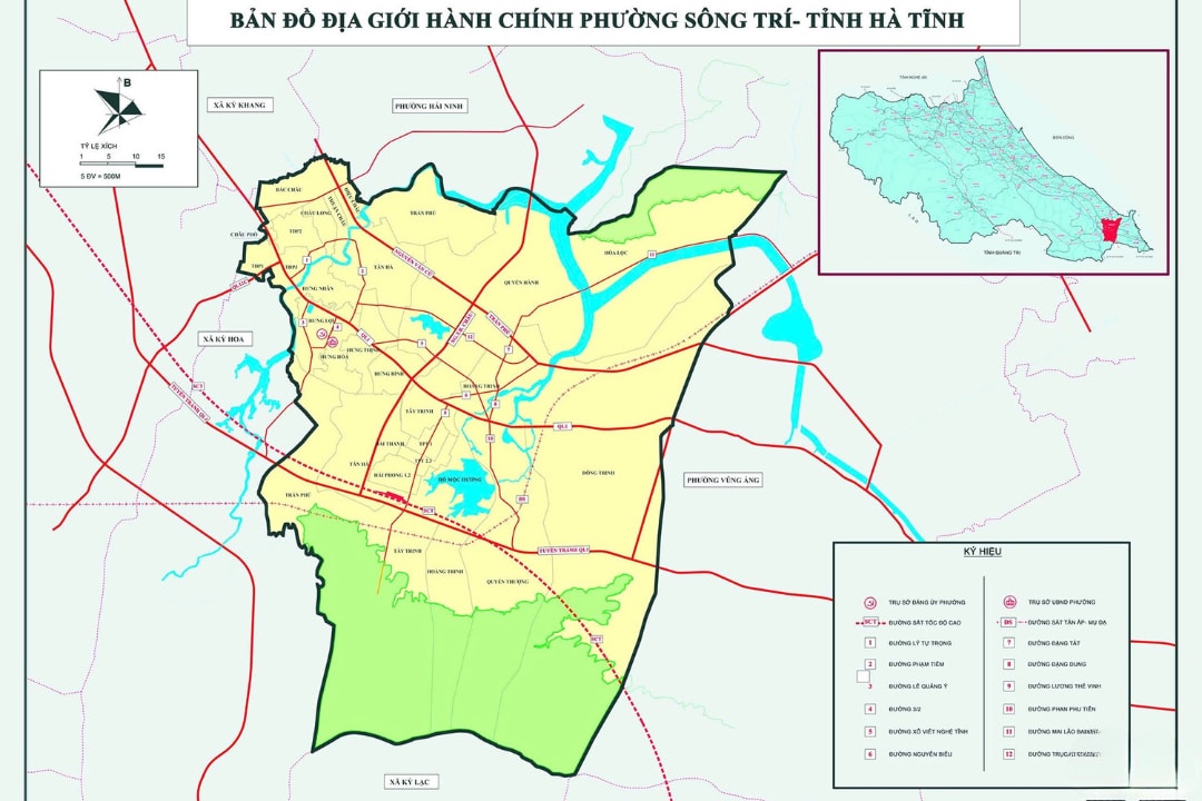 Bản đồ phường Sông Trí Hà Tĩnh (1)