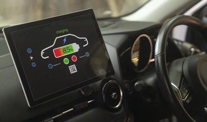 Xe điện hết pin