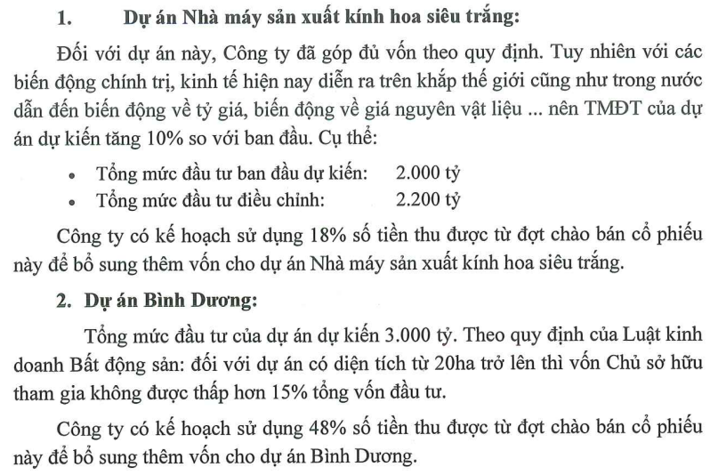 Kế hoạch sử dụng vốn của Đạt Phương (Ảnh: Tài liệu họp ĐHCĐ bất thường 2025 của DPG)