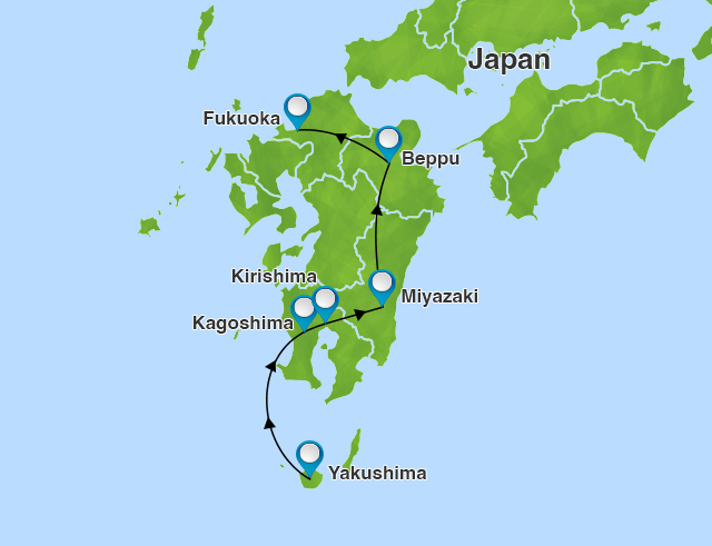 Yakushima map