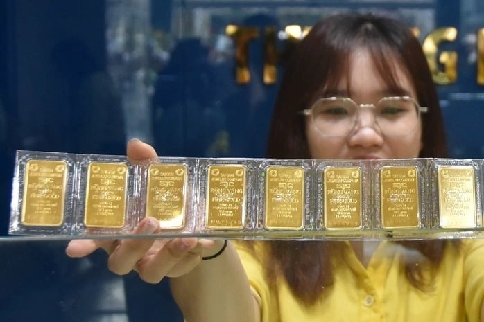 Giá vàng thế giới đang hướng tới mục tiêu đóng cửa trên 4.100 USD/ounce