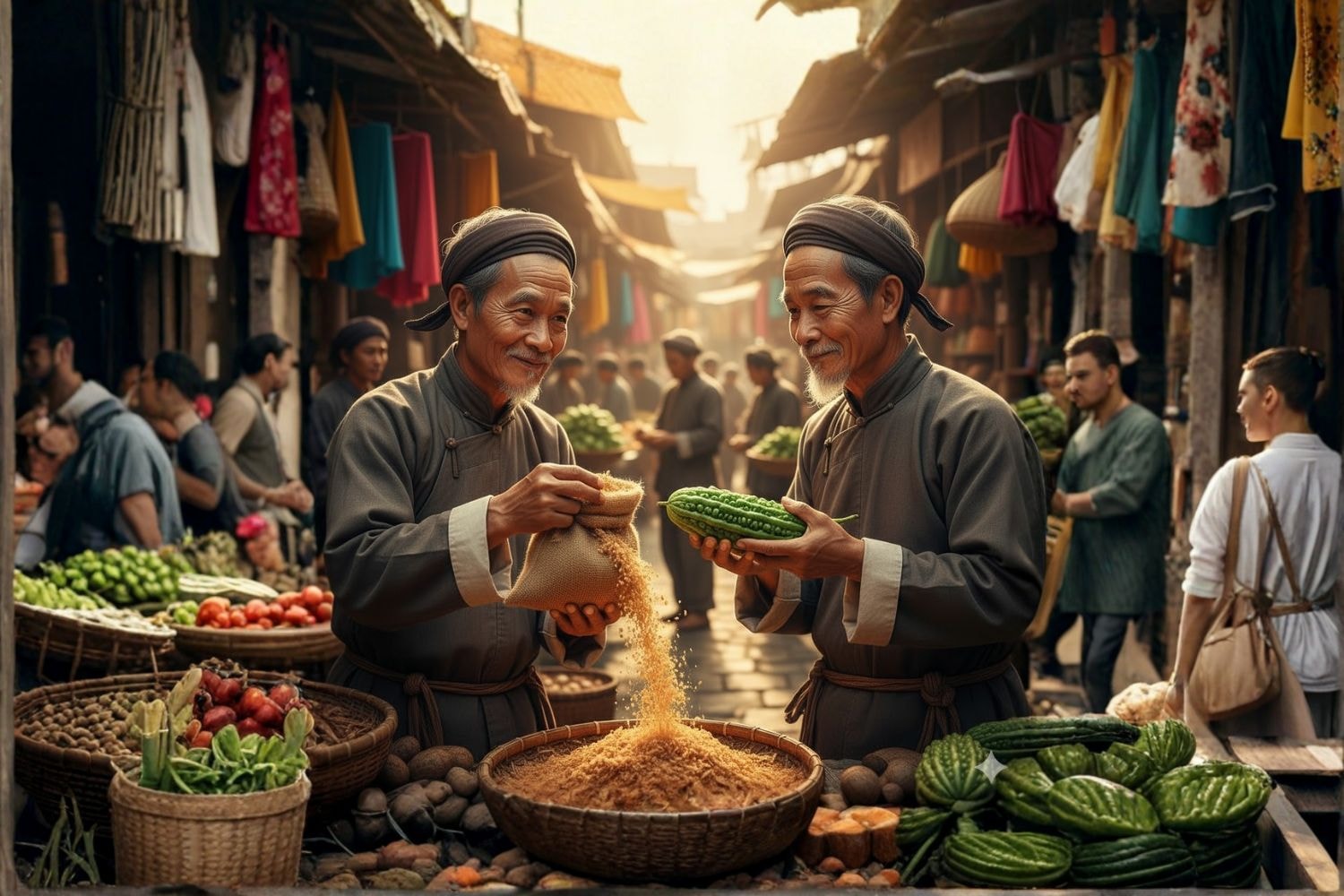 Ý nghĩa thành ngữ Mạt cưa mướp đắng