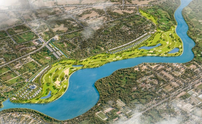 Phối cảnh Dự án Khu đô thị mới và sân golf Liên Hồng