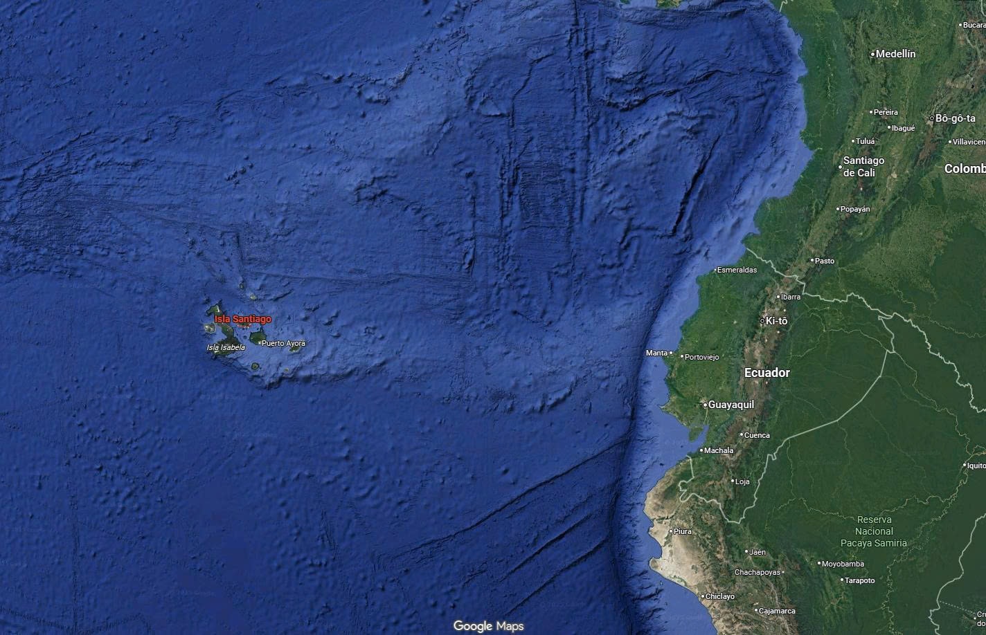 Vị trí của Galápagos