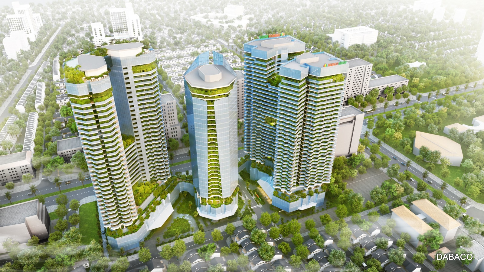Phối cảnh tòa nhà phức hợp Dabaco Complex Tower (Ảnh: Dabaco)