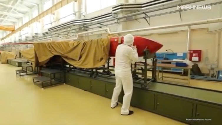 Hình ảnh được công bố trong nơi sản xuất tên lửa Burevestnik