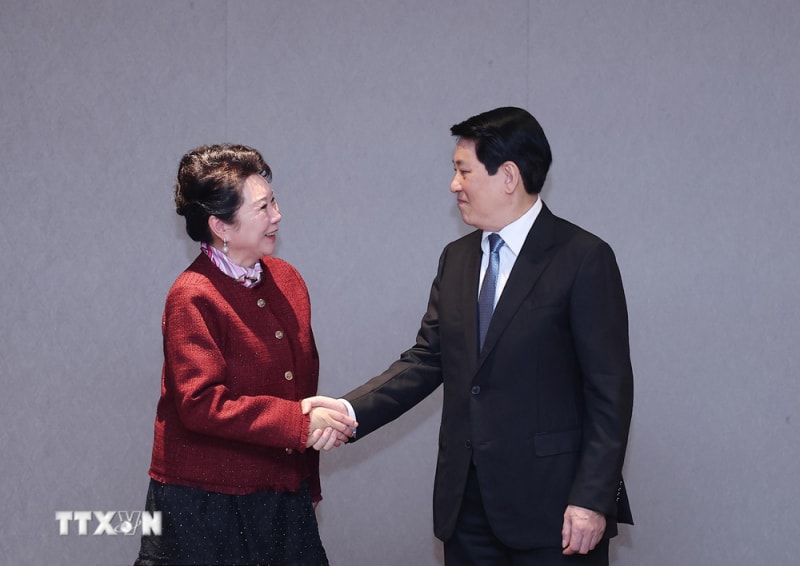 Tuần lễ cấp cao APEC 2025: Chủ tịch nước Lương Cường tiếp và làm việc với các Tập đoàn lớn- Ảnh 2.