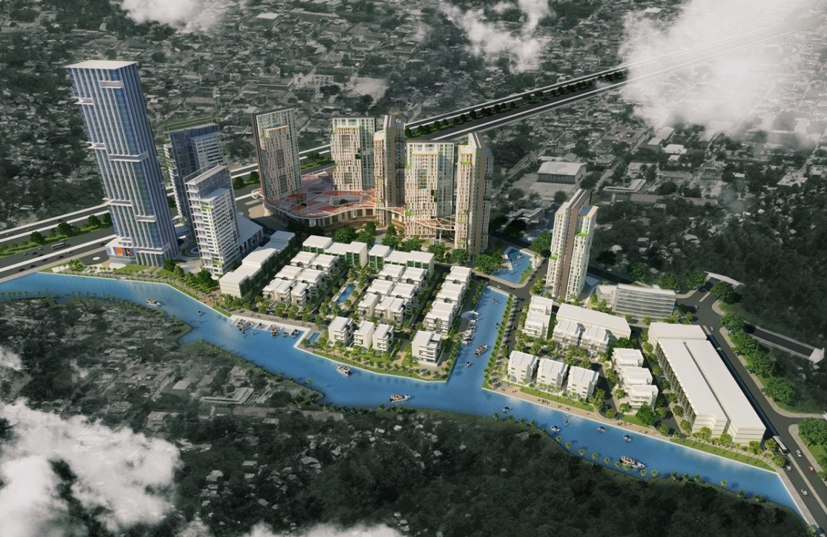 phối cảnh dự án Investco Green City