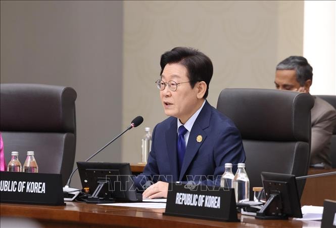 Dự phiên thứ nhất Hội nghị Cấp cao APEC: Chủ tịch nước Lương Cường đề xuất 3 trọng tâm- Ảnh 2.