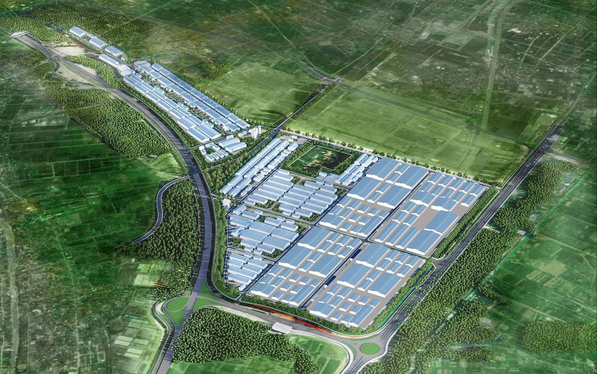 Phối cảnh KCN Lý Thường Kiệt