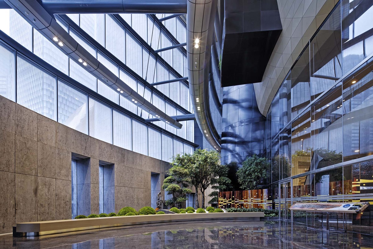 Kiến trúc bên trong Tháp Thượng Hải