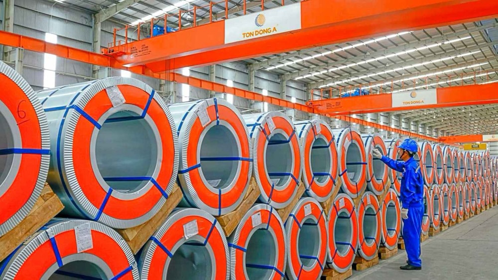 Tôn Đông Á hiện thuộc Top 3 doanh nghiệp tôn mạ lớn nhất cả nước