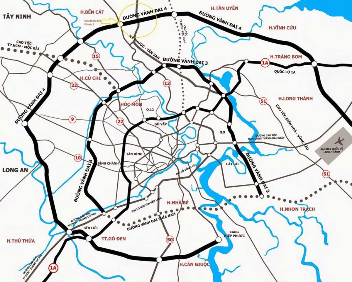 Quy hoạch Vành đai 4 TP. HCM