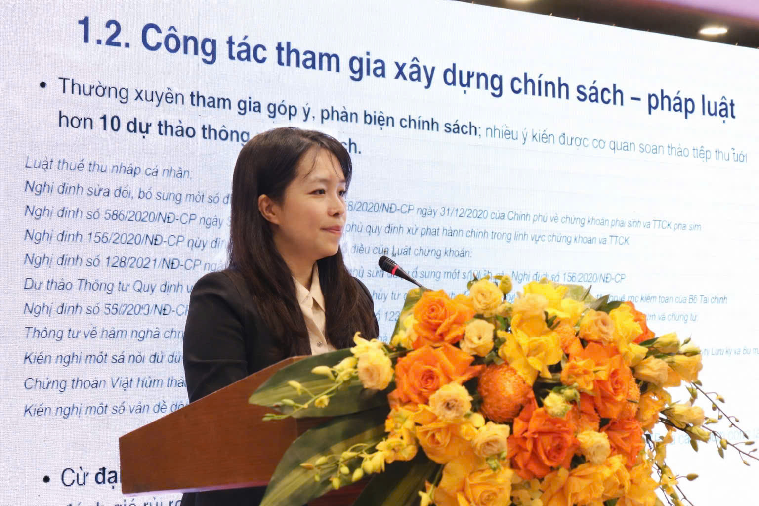 Ba Hai Anh - Pho Chu tich VASB