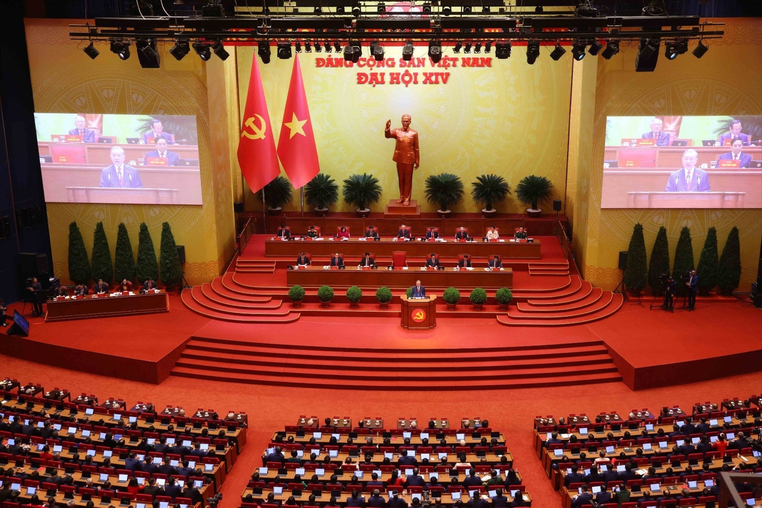 Khai mạc Đại hội XIV: Tổng Bí thư Tô Lâm trình bày Báo cáo về các văn kiện trình Đại hội XIV Đảng Cộng sản Việt Nam- Ảnh 3.