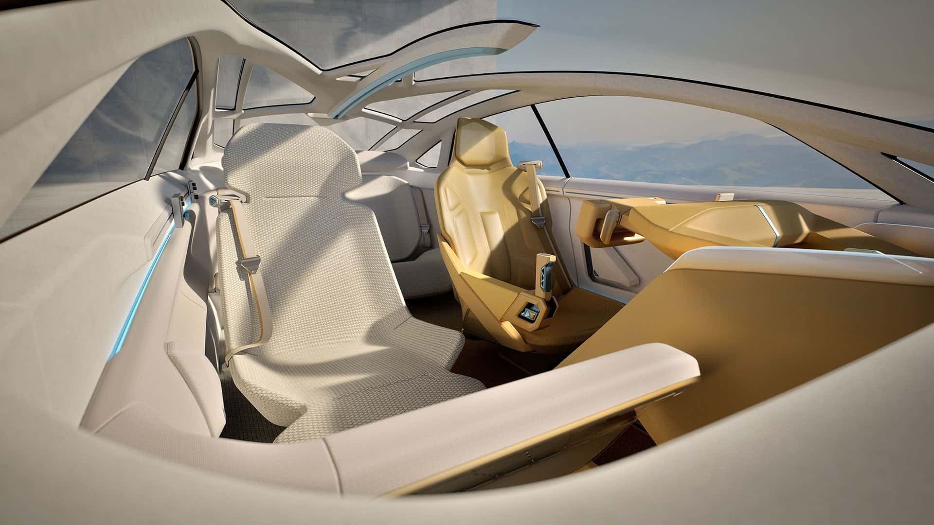 Khoang l&aacute;i b&ecirc;n trong Kia Vision Meta Turismo