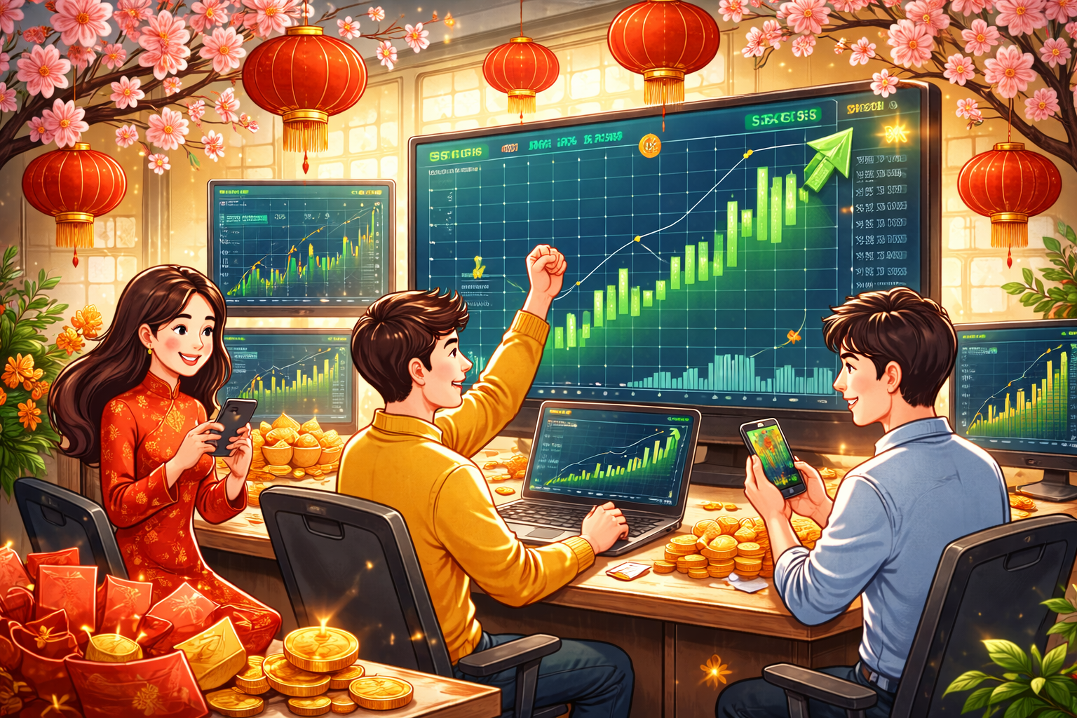 Chứng khoán dịp Tết