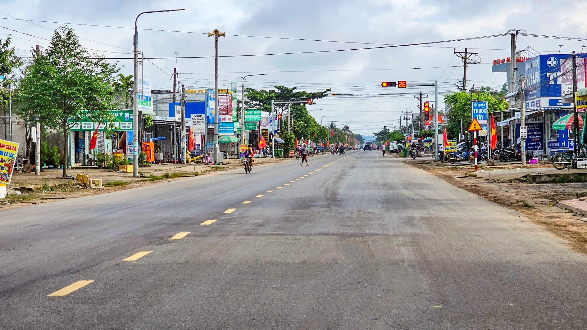 Một góc xã Trà Tân
