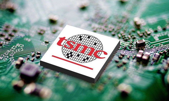Một sản phẩm chip b&aacute;n dẫn của TSMC