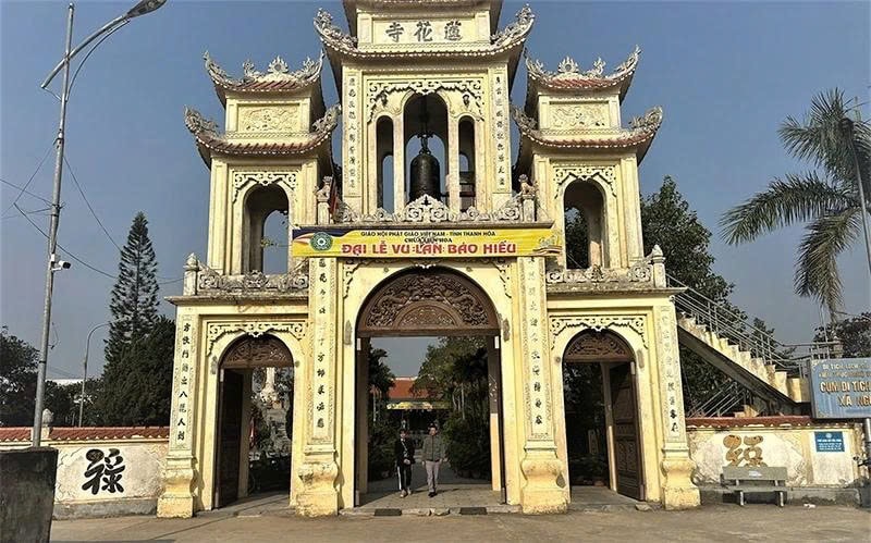 Một góc cụm di tích Diêm Phố