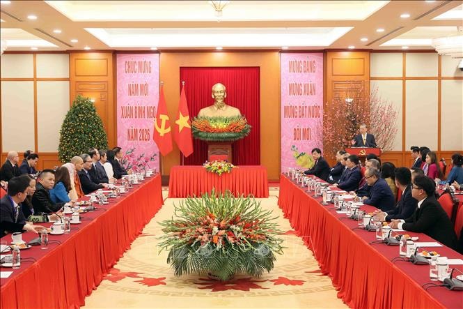 Tổng Bí thư Tô Lâm: Kiều bào chung tay xây dựng đất nước ngày càng phát triển phồn vinh, hạnh phúc- Ảnh 4. Tổng Bí thư Tô Lâm: Kiều bào chung tay xây dựng đất nước ngày càng phát triển phồn vinh, hạnh phúc- Ảnh 4.