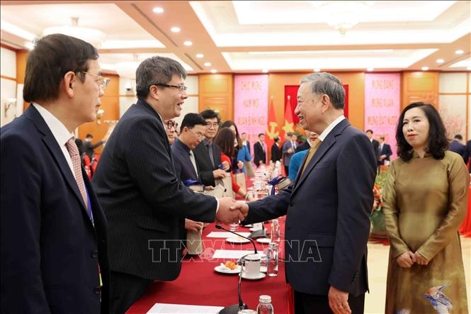 Tổng Bí thư Tô Lâm: Kiều bào chung tay xây dựng đất nước ngày càng phát triển phồn vinh, hạnh phúc- Ảnh 1. Tổng Bí thư Tô Lâm: Kiều bào chung tay xây dựng đất nước ngày càng phát triển phồn vinh, hạnh phúc- Ảnh 1.
