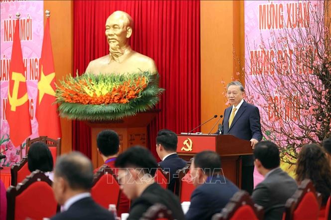 Tổng Bí thư Tô Lâm: Kiều bào chung tay xây dựng đất nước ngày càng phát triển phồn vinh, hạnh phúc- Ảnh 3. Tổng Bí thư Tô Lâm: Kiều bào chung tay xây dựng đất nước ngày càng phát triển phồn vinh, hạnh phúc- Ảnh 3.