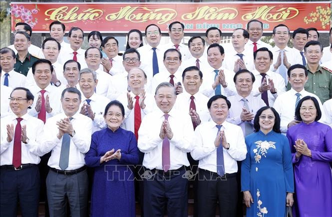Tổng Bí thư Tô Lâm chúc Tết Đảng bộ, chính quyền, nhân dân Tây Ninh- Ảnh 5. Tổng Bí thư Tô Lâm chúc Tết Đảng bộ, chính quyền, nhân dân Tây Ninh- Ảnh 5.