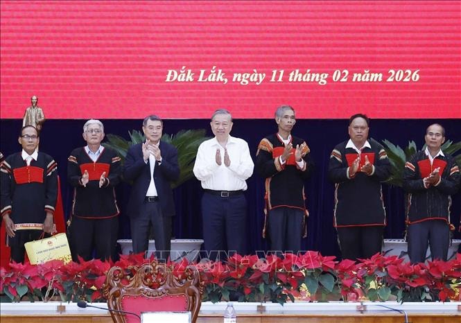 Tổng Bí thư Tô Lâm: Đắk Lắk phải xác lập vai trò đầu mối kết nối Tây Nguyên với Duyên hải Nam Trung Bộ- Ảnh 5.