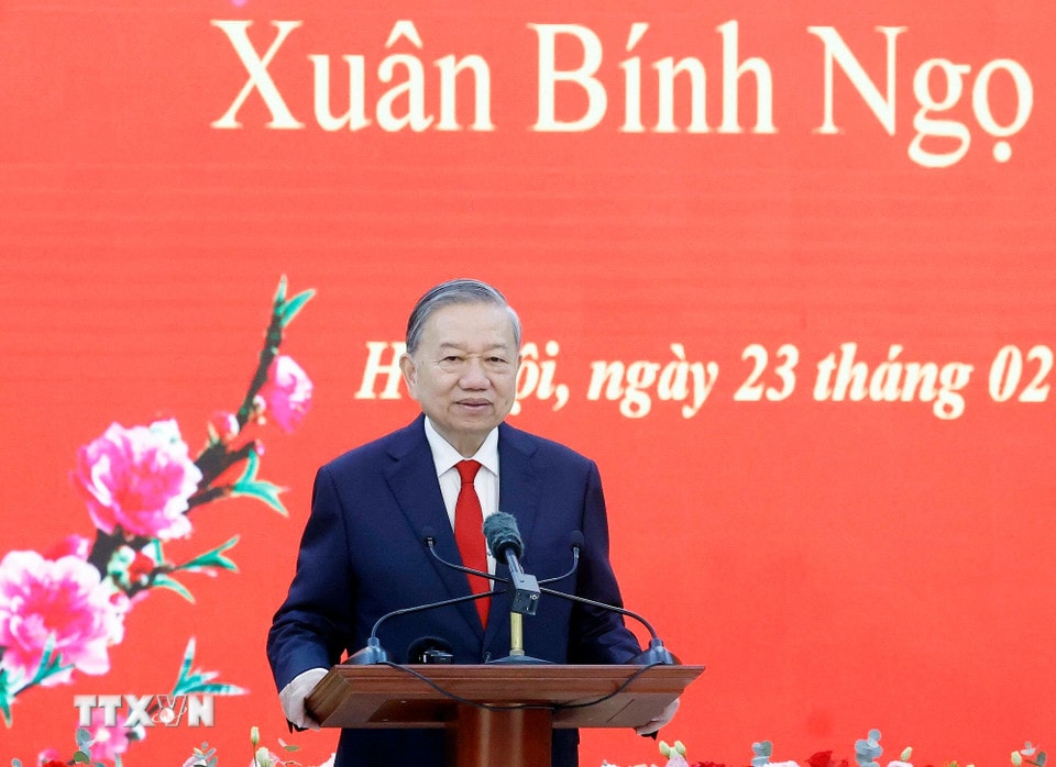 Tổng Bí thư Tô Lâm: Bắt tay ngay vào công việc, bảo đảm sự liên tục, thông suốt- Ảnh 4.