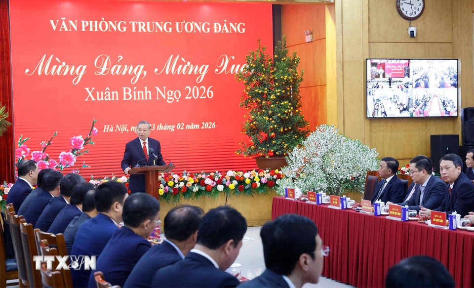 Tổng Bí thư Tô Lâm: Bắt tay ngay vào công việc, bảo đảm sự liên tục, thông suốt- Ảnh 3.
