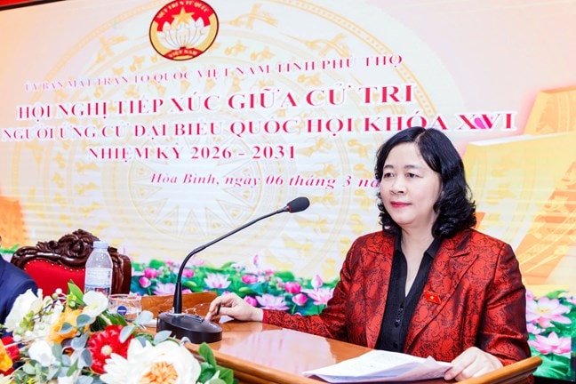 Chủ tịch Uỷ ban Trung ương MTTQ Việt Nam Bùi Thị Minh Hoài tiếp xúc cử tri tỉnh Phú Thọ- Ảnh 6. Chủ tịch Uỷ ban Trung ương MTTQ Việt Nam Bùi Thị Minh Hoài tiếp xúc cử tri tỉnh Phú Thọ- Ảnh 6.