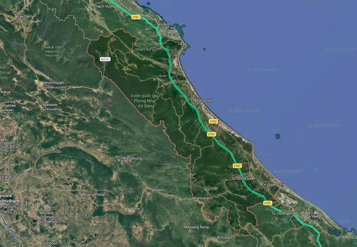 Bản đồ tỉnh Quảng Trị