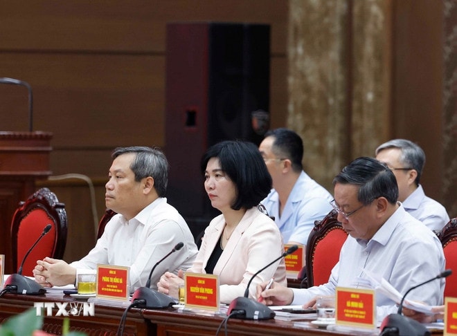 Tổng Bí thư Tô Lâm: Ban Thường vụ Thành ủy Hà Nội cần tiếp tục phát huy cao độ tinh thần làm việc quyết liệt- Ảnh 4.