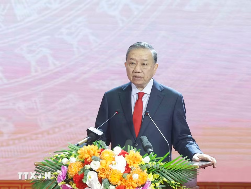 Tổng Bí thư, Chủ tịch nước Tô Lâm dự Lễ kỷ niệm 120 năm Ngày sinh Tổng Bí thư Hà Huy Tập- Ảnh 4.